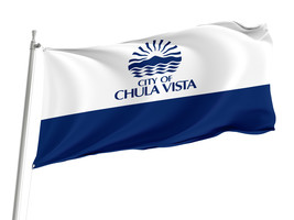 Flag of Chula Vista California ,Unique Design Print , Size -3x5 Ft / 90x... - $29.80