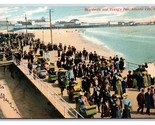 Traffico Boardwalk E Youngs Pier Atlantic Città Nuovo Maglia Nj DB Carto... - $4.04