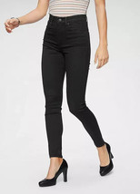 Levi ’S Mile High Super Skinny Hohe Taille Jeans Schwarz Größe 31R (fm58... - $64.78