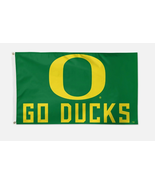Oregon Ducks Green Background Team Slogan Flag 3x5 ft - $34.04 CAD