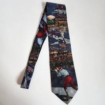 Vintage Tango by Max Raab Tie 100% Silk Americana Series You&#39;re Out Baseball - £9.58 GBP