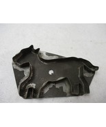 Antique Primitive Hand Made Soldered Tin Metal Cookie Cutter Tiger - £86.23 GBP