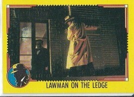 M) 1990 Topps Dick Tracy Trading Card #49 Lawman on the Ledge - £1.56 GBP