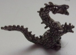 Vintage Pewter Metal Dragon Figure - $114.02 MXN