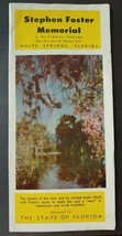 1950s Stephen Foster Memorial White Springs Florida Travel Brochure Museum - £14.17 GBP