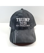 Trump 2020 Keep America Great Baseball Cap Hat Men's Strapback Adjustable Gray - $7.90