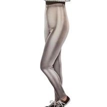 Women&#39;s Silver Metallic Leggings Size Adult L/XL 1 Pair Up to Size 16 Co... - $11.95