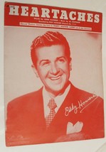 Vintage Heartaches Sheet Music 1931 - £3.71 GBP