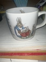 Wedgwood China Peter Rabbit Beatrix Potter Mug Once Upon A Time Child Cup - £11.93 GBP