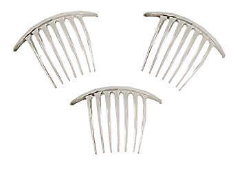 Caravan French Twist Three Piece Comb, Crystal - $18.80