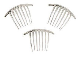 Caravan French Twist Three Piece Comb, Crystal - £15.00 GBP