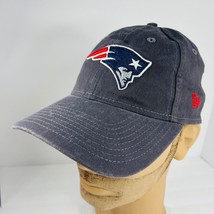 New England Patriots Women New Era 9TWENTY Adjustable Denim Baseball Cap Hat - £26.37 GBP