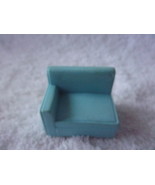 Vintage Marx Doll Furniture Powder Blue Sofa Section - $4.10 CAD
