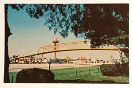 South of the Border Pedestrian Bridge Street View Carolina SC Postcard c1970s - £4.01 GBP