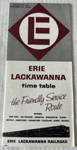 Erie Lackawanna Railroad Time Table Schedule October 25, 1964 - £20.83 GBP