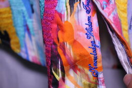 Robert Graham  Prism Effect Colorful Short Sleeve  Size XL NWTS image 8