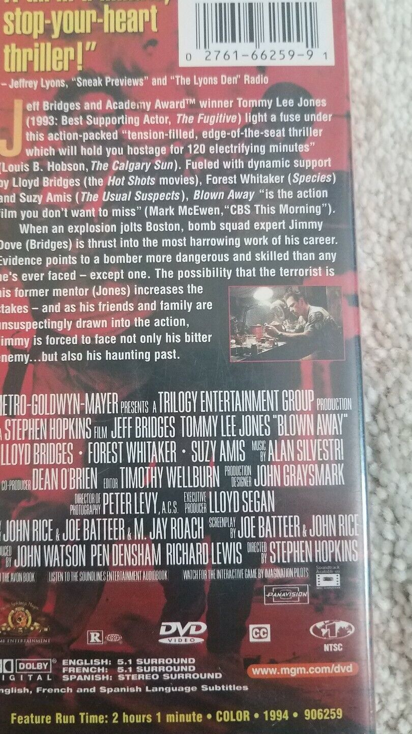 Blown Away  Jeff Bridges, Tommy Lee Jones, Suzy Amis Item image 5