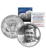 Babe Ruth &quot;Portrait&quot; JFK Kennedy Half Dollar US Coin *Officially Licensed* - £6.73 GBP