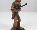 Lucas Films Star Wars Chewbacca With Weapon On Stand 4&quot; Action Figure - £7.73 GBP