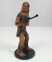 Lucas Films Star Wars Chewbacca With Weapon On Stand 4&quot; Action Figure - £7.79 GBP