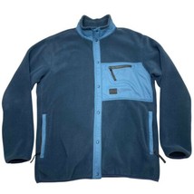 Mountain Standard Colorado Men's Large Classic Polartec Snap Up Fleece Jacket - £50.51 GBP