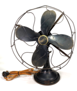 Antique 1920s Metal Westinghouse AC Motor 16&quot; Oscillating Desk Fan Style... - $279.14 CAD
