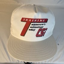 Vintage CSI training Tomorrow’s Technology Today Hat Cap USA Made 1980s ... - £10.99 GBP