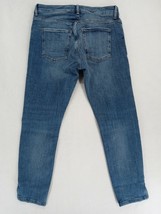 Forever 21 Women&#39;s Distress Denim Jeans Crop Bottom Ankle Stretch Sz 30&quot;W x 27&quot;L - £8.34 GBP