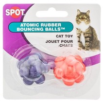 Spot Atomic Rubber Bouncing Balls Cat Toys - 2 count - £7.06 GBP