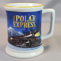 The Polar Express Mug Believe Golden Ticket Hot Cocoa Coffee Tea Embosse... - $12.82