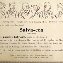 Salvacea Curative Lube Medicine 1894 Advertisement Victorian Medical DWKK16 - $19.99