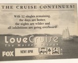 Love Cruise The main Voyage Tv Guide Print Ad Reality Show  Tpa15 - $5.93