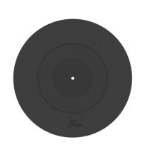 Turntable Platter Mat Black Rubber Silicone Design For Universal To All ... - $19.99