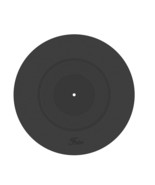 Turntable Platter Mat Black Rubber Silicone Design For Universal To All ... - £15.95 GBP