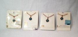 Vintage Navajo Bell Trading Post Copper Turquoise Necklaces - Lot of 4 - K1570 - £35.10 GBP