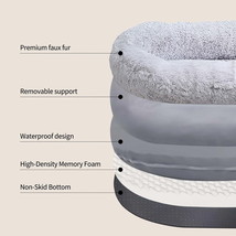 Human Dog Bed, 75&#39;&#39;x45&#39;&#39;x14&#39;&#39; Large Size Fits for Adults, Washable Cover... - $159.99