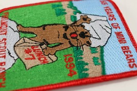 Vintage 1994 Philmont Lunch #7 Mini Bears 55 Boy Scouts America BSA Camp Patch - £9.37 GBP