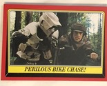 Vintage Star Wars Return of the Jedi trading card #58 Perilous Bike Chase - $1.97