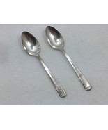 2 Vintage 1881 Rogers Oneida Silverplate Surf Club Teaspoons Tea Spoons ... - £23.69 GBP