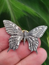 Butterfly Pin Badge Brooch Nature Pewter Badge Transformation Unisex lapel Uk  - £5.89 GBP