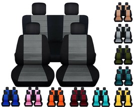 Front and Rear car seat covers Fits 2015 to 2020 Dodge Charger  16 colors - £125.37 GBP