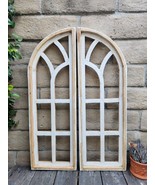 Arch Wood Distress Shabby Chic Wall Decor Barito Set of 2, 36&quot; H  , CHOO... - $67.90
