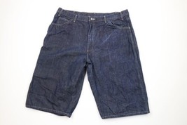 Vintage Dickies Mens 40 Faded Spell Out Carpenter Denim Jean Shorts Jorts Indigo - $54.40