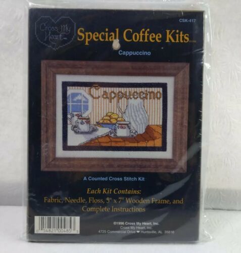 Primary image for 1996 CROSS MY HEART - Special Coffee Kits Cappuccino CSK-417 Cross-Stitch 