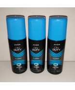 3 AVON On Duty Deodorant Unisex 48 Hour Roll On  3 Pack Bonus Size 84ml ... - $13.43