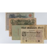 1908-1923 Germany 4-Notes Currency Set German Empire &amp; Weimar Republic B... - $977.85 MXN
