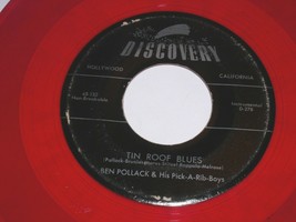 Ben Pollack Tin Roof Blues San Antonio Shout Red Vinyl 45 Rpm Record Discovery - $24.99