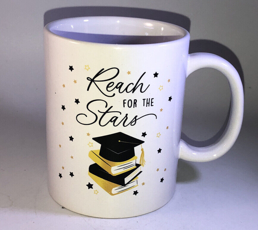 Primary image for Reach For The Stars 4 1/4”H x 3 1/2”W Oversized Coffee Mug Cup-NEW-SHIPS N 24 HR