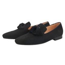 Merlutti Black Loafer Big Black Tassel Wedding Prom Shoes - £149.25 GBP