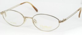 Vintage Charmant Pure Titanium 7628 Gw Gold Unique Eyeglasses Frame 52-19-135mm - £73.45 GBP